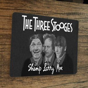 Larry Moe Shemp‎ Original 3 Stooges Mouse Pad